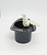 Commonwealth Vintage Commonwealth Magic Hat Trick Rabbit Pop Up Top Hat Toy, black top hat with a white rabbit and a white dove figurines.