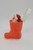 Vintage plastic Pop-up Santa Claus in red boot by Fun World. The Christmas novelty toy was made in Hong Kong and Santa pops out of the top of the 3 inch boot.