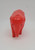 Vintage RED Celluloid elephant toy figure that stands 3.5 inches high and 5.25 inches long.  This red elephant is walking pose with trunk curled up.