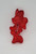 Disney Minnie Mouse Red Plastic Cookie Cutter Loma Ft Worth, red plastic cookie cutter in the shape of Disney Minnie Mouse character.