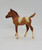 BREYER Breyer Scribbles Painted Horse Foal #985 Traditional Series, a painted toy horse with a brown and cream coat, standing on a plain white background.