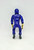 Scooby-Doo - Phantom Racer 5-inch Action Figure (Loose), back view of the figure showing a blue costume with yellow gloves and black boots.