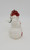 Unknown Vintage Plastic Snowman Christmas Ornament (A), vintage plastic snowman ornament with a red hat and a green and white string for hanging.