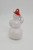 Unknown Vintage Plastic Snowman Christmas Ornament, vintage white snowman with a red hat and a white body.