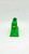 Unknown Vintage Green Plastic Toy Pop-Up Toaster, children’s toy with a green body and a yellow lever on the side.