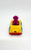 Kid Dimension, Inc. Barney and Friends 1993 Barney Driving Taxi Cab Diecast toy, purple Barney figure sitting in a yellow taxi cab with colorful details.