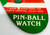 Kurt Adler Vintage Kurt S Adler Snowman Pin-Ball Watch Santa's World Stocking Stuffer, green, red, and white packaging label with product details.