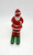 Irwin Vintage Santa on Metal Skis Candy Container Christmas Ornament, vintage Santa Claus figure on skis with a candy container design.