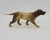 Vintage celluloid toy dog figure that resembles a pointer but not positive.  The figure is 6 inches long and 2.25 inches tall with a grey color scheme.