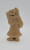 Unknown Santa Claus 4.25-inch Figural Candle, beige candle shaped like a Santa Claus figure with detailed facial features and a long robe.
