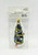 Lemax 64135 Tree, miniature Christmas tree decorated with gold tinsel, colorful ornaments, and a yellow star on top.