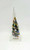 Lemax 64135 Tree, small decorative Christmas tree with colorful ornaments and gold tinsel in a clear plastic display case.