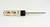 Unknown Pennies Encased in Lucite Handle Letter Opener, vintage metal letter opener with a clear lucite handle containing embedded pennies.