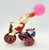 Vintage Mechanical Bunny Tricycle Easter Wind-up Toy Made in Korea