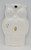 METRO Vintage Owl Spoon Rest - Pocono Mountains, white ceramic owl-shaped spoon rest with vintage design and a hole at the top, decorative and functional kitchenware.