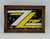 ZZ Top 6" x 9" Framed Picture, framed artwork featuring ZZ Top logo with a space background and stars.