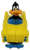 McDonald's Happy Meal Toy of Daffy Splittin' Sportster from the 1993 Looney Tunes Quack Up Car series.  Daffy is driving a yellow with blue trim car that opens when bumper is hit.
