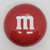 M&M's Red M&M 3-inch Tin, round red tin with white 'm' logo in the center.