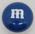 M&M's Blue M&M 3-inch Tin, blue round tin featuring the white M&M's logo on the lid.