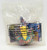 Wendy's Kids' Meal Toy 1996 Laser Knights Jousting Pullback Knights, holographic toy knight figurine in a clear plastic bag with warning label.