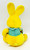 AVON 1992 Yellow 12" Easter Bunny with Basket Stuffed Animal