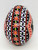 Unknown Pysanka Easter Egg with Christian Cross, intricately decorated with vibrant floral and geometric patterns.