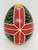 Pysanka Easter Egg with Fern Leaves