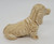 Vintage Ceramic Basset Hound Sitting Figurine Made in Japan