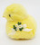 Unknown Vintage Electronic Magic Chick Battery Operated Chirping Chick Toy, plush yellow chick with a decorative ribbon and flower embellishment.