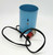 Unknown Vintage Automotive Blue Clown Baby Bottle Warmer, a vintage automotive blue metal container with a black power cord and red plug, used for warming baby bottles.