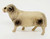Unknown Vintage Celluloid Small Big Horn Ram Sheep Toy Figure, detailed miniature toy of a ram with horns, made of celluloid, vintage collectible figurine.