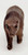 Unknown Vintage Celluloid Brown Bear Toy Figure, close-up view of a vintage brown bear toy made of celluloid, showcasing detailed facial features and textured fur.
