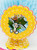 Beistle Vintage Beistle Honeycomb Easter Egg Decoration, colorful spring-themed paper honeycomb decoration with a Bugs Bunny cartoon design.