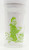 Welch's Vintage Welch's 1953 Howdy Doody Picnic Glass, transparent glass with green illustration of Howdy Doody character kneeling on grass with a picnic basket.