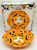 World Bazaars Happy Halloween Jack-O-Lantern Ceramic Candy Dish
