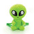 Sleepyville Critters Baby Alien Stuffed Backpack, green plush backpack with a cute baby alien design and adjustable straps.