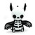 Sleepyville Critters Skeleton Bat Stuffed Backpack