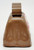 AHL Hershey Bears Booster Club Metal Cowbell, front view of brown metallic cowbell with a handle on top.