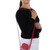 Comeco Officially Licensed Coca-Cola Hero Cross Body Bag, red and white shoulder bag with Coca-Cola logo, worn crossbody by a woman in black and white outfit.