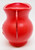 Vintage 1984 Kool-Aid Man Red Plastic Pitcher, retro Kool-Aid themed red plastic pitcher in the shape of Kool-Aid Man from 1984.