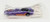 Wendy's Kids' Meal Toy 1992 Rocket Writers - Purple and Orange, toy car in clear plastic wrapper