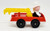 Fisher Price Original Little People #124 Fire Truck and Fireman