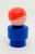 Fisher Price Original Little People Caucasian Blue Boy with Red Baseball Hat Sideways