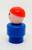 Fisher Price Original Little People Caucasian Blue Boy with Red Baseball Hat Sideways