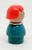 Fisher Price Original Little People Caucasian Turquoise Body Girl with Red Bob 
