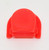 Fisher-Price Fisher Price Original Little People Captain's Chair - Bright Red, a small red plastic toy chair for children's play.