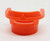 Fisher-Price Fisher Price Original Little People Captain's Chair - Dark Red, close-up of the orange plastic toy chair for children's play.