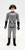 Kenner 1977 Star Wars Death Squad Commander - Loose action figure, detailed collectible toy with gray uniform, black helmet and gloves, and belt, perfect for Star Wars fans and collectors.