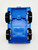 Fisher-Price Original Little People #2500 Play Family Main Street Mail Truck, toy blue mail truck with black wheels viewed from the bottom.