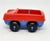 PLAYSKOOL Familiar Places and Friends Red/Blue Car, a small toy car with a red top and blue body, featuring black wheels with 'PLAYSKOOL INC.' written on them.